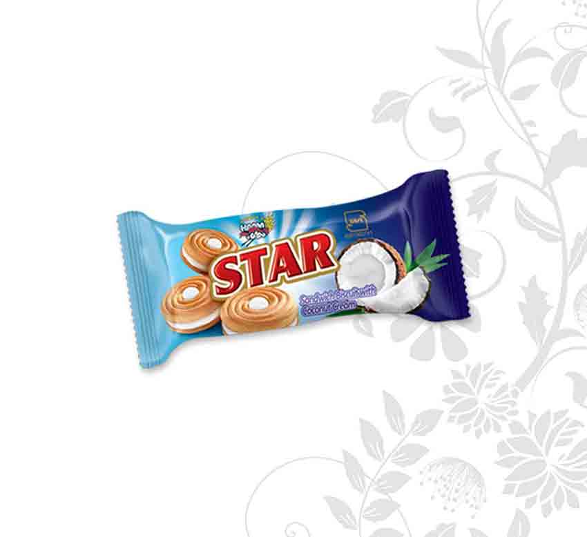 Biscuit Cream Star